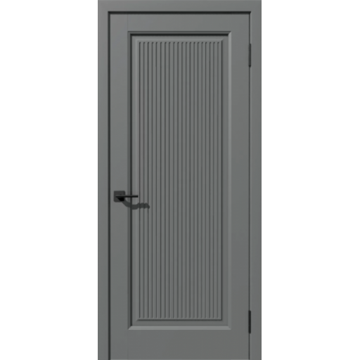 Дверь межкомнатная Дубрава Сибирь Симфония Софт Цитра серая, глухое полотно